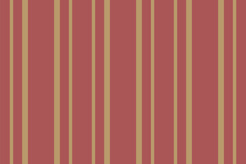 Obraz premium Lone pattern vector textile, linen fabric stripe vertical. Tsa lines background texture seamless in red and amber colors.