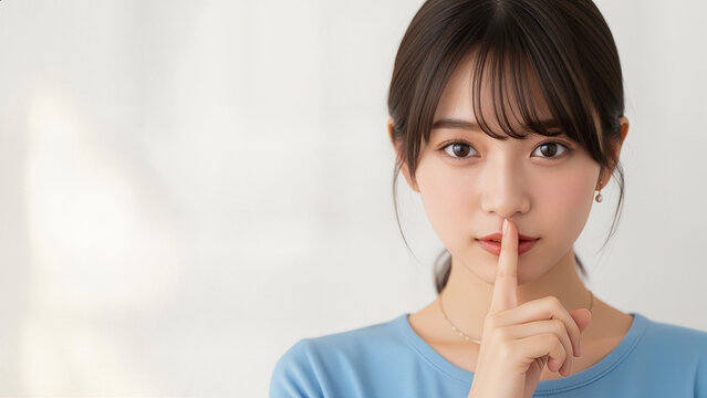 自然光の中の美しい女性ポートレート