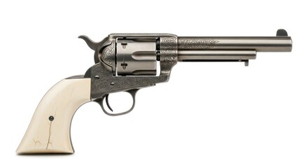 Classic revolver with ivory grip