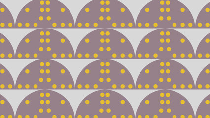 Colorful seamless pattern with decorative Easter eggs on a festive background
