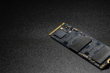 高速ストレージM.2 NVMe SSDのクローズアップ