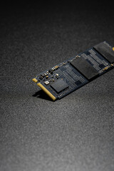 高速ストレージM.2 NVMe SSDのクローズアップ