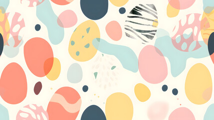 Pattern with colorful easter eggs texture background
