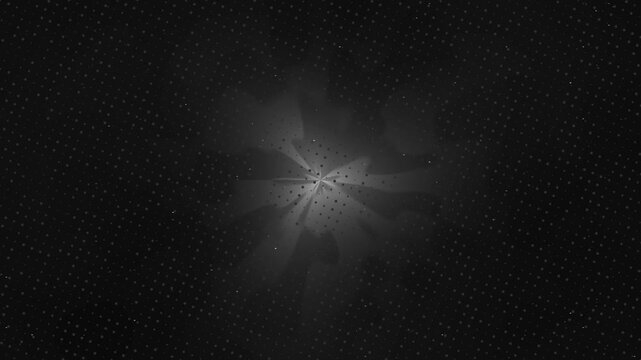 Abstract dark background with a central glowing light burst and subtle textured pattern.