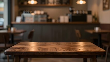 table and chairs in restaurant