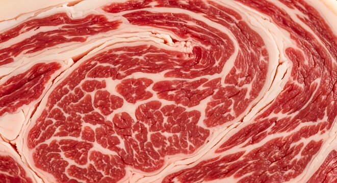 Raw Meat Texture Close up
