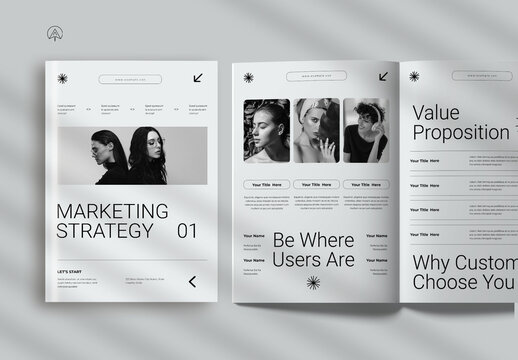 Marketing Strategy Brochure Template