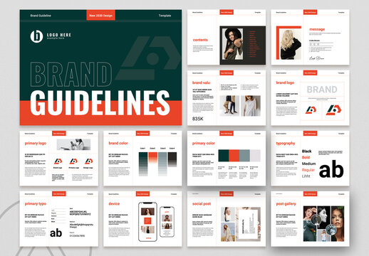 Brand Guidelines Landscape Template
