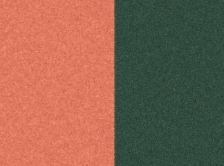 Fototapeta premium Retro orange green textured split for bold designs