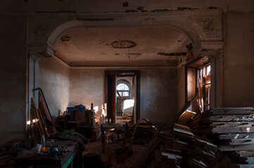 Abandoned Historic Palace in Eastern Europe