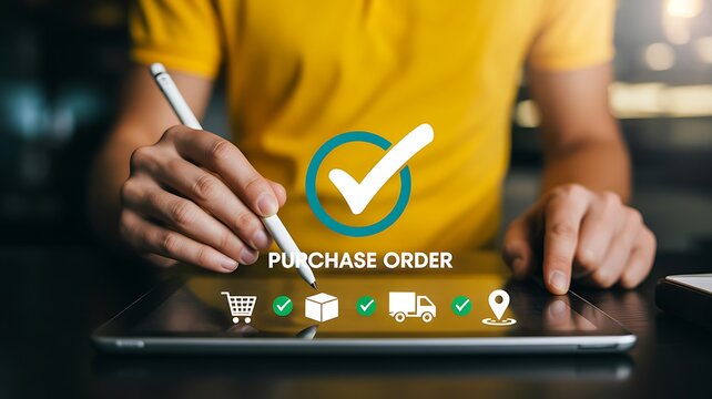 Purchase order approval and digital procurement system
