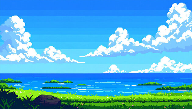 ゲーム風背景
