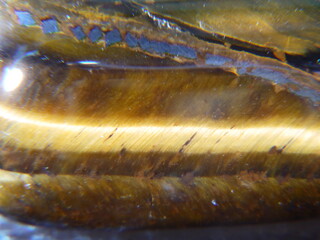 綺麗な天然石（タイガーアイ）