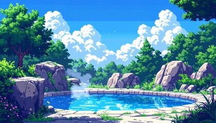 ゲーム風背景