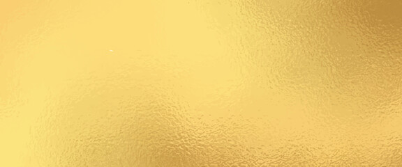 Gold foil leaf texture  glass effect background vector illustration abstract modern simple nice paper art yellow metallic