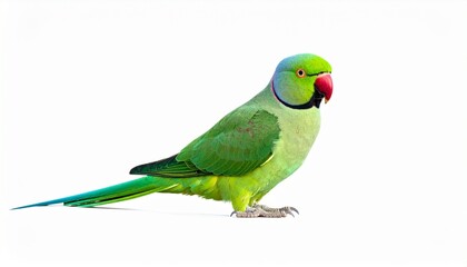 Fototapeta premium Parrot and Lotus: A Harmony of Color