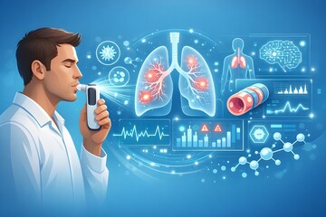 Future Diagnosis using Breath Analyzer Device Detecting Respiratory Disease 