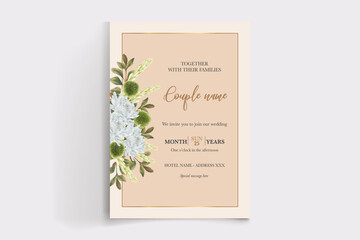Save the date wedding invitation templates