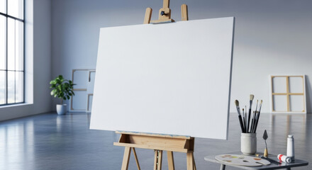 Canvas Easel in Bright Studio