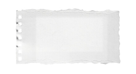 Obraz premium Torn paper edge with spiral binding, white background, for mockup or overlay effect, Isolated on transparent background, png