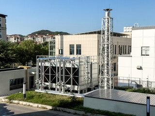 Innovative Industrial Energy Solutions: A Modern Facility Showcasing Advanced Technology