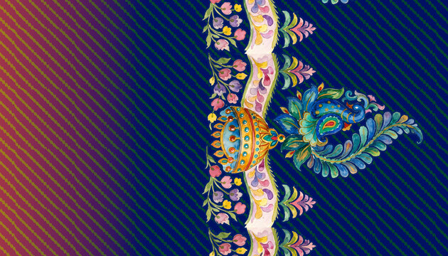 daman allover lace design for print