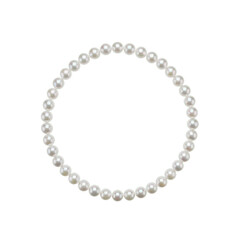 Obraz premium Circle of Pearls Necklace Elegant Jewelry Design