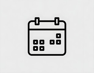analytics, simple modern outline icon...