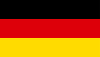 Obraz premium Germany flag. German flag vector
