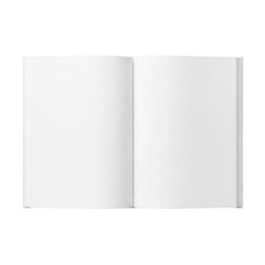 Two blank white square cards on a white background with subtle shadowing. isolated on transparent background