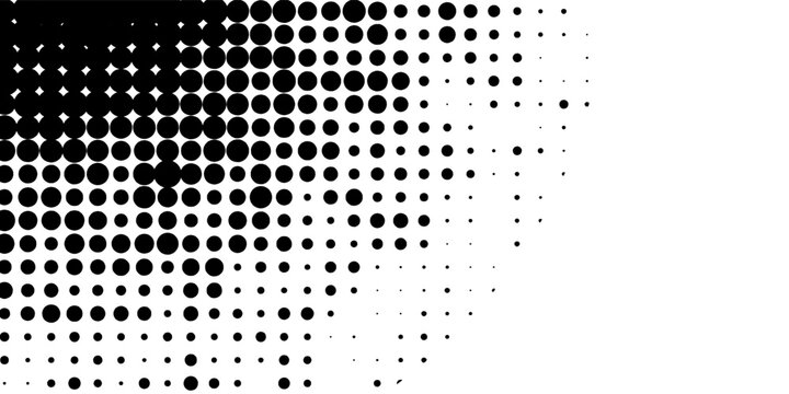 Set of black halftone dots backgrounds. vector modern dots halftone,Pop art comic style gradient circle halftone set Vector isolated on white background dots pattern. dots circle vector ilustration