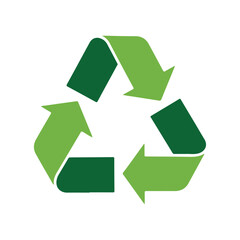 Obraz premium green recycle symbol