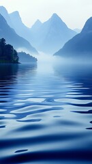 Landscape Peaceful Nature Mountains Lake Scenery