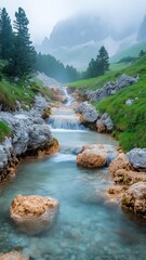 Landscape Peaceful Nature Mountains River Scenery
