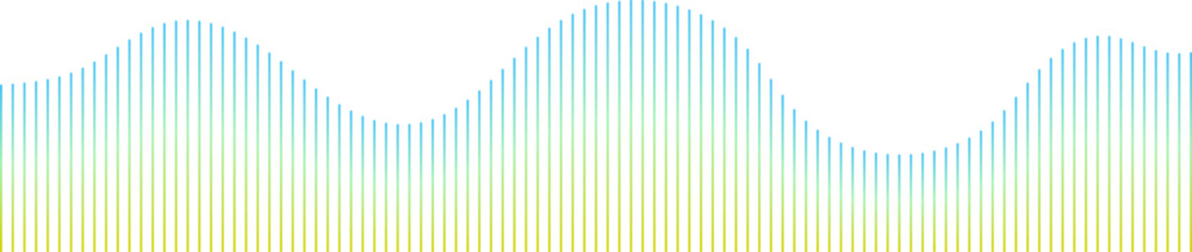 Sound wave podcast audio icon waveform frequency lines. Vector soundwave music pattern. Microphone signal equalizer background radio voice recording. Audio spectrum sound wave vector set