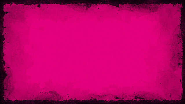 A vibrant pink and magenta textured background with a blurred vignette effect.