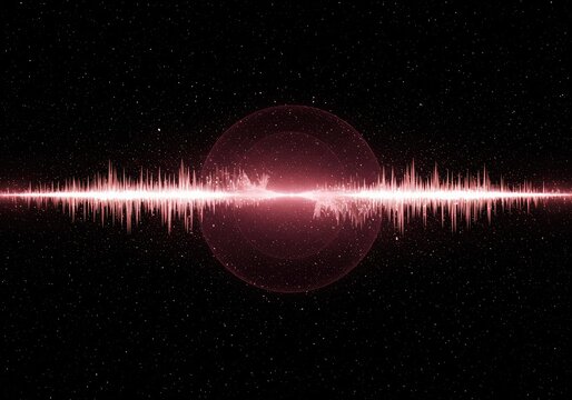 Abstract visual of the energetic vacuum, showing constant quantum fluctuations and virtual particle creation in deep space ,wave ,universe ,reality