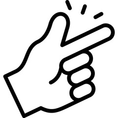 Obraz premium snap icon illustration design with outline