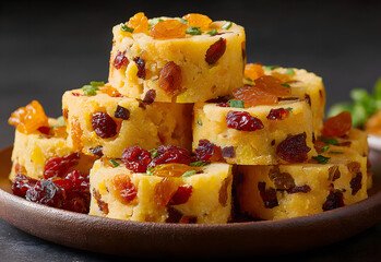 Candied Fruit and Raisin Cookies