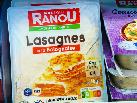 Monique Ranou product, Lasagnes a la Bolognaise