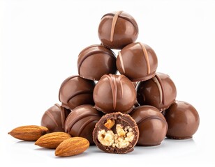 Fototapeta premium chocolate and nuts cookies