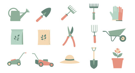 Collection of Gardening Tools and Accessories.