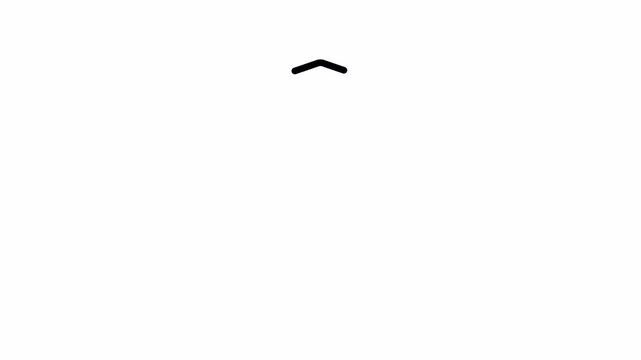 AI Ethics and Safety Icon, Minimalist Outline, Drawing Line Reveal, 4K Transparent Background