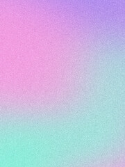 Fototapeta premium Pastel gradient grainy background with soft pink blue green 