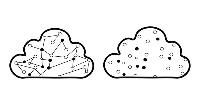 Cloud Storage With Files And Folders Icon Representing Document Sync, File Backup, Collaborative Workflows And Secure Archive Solutions Vector Illustration