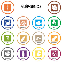 Fototapeta premium Alérgenos
