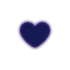 Fototapeta premium Minimalist Heart Icon with Soft Lavender and Warm Taupe Gradient Transition, Elegant Flat Vector Illustration for Romantic Greeting Cards, Wedding Invitations, and Modern Relationship Symbols on White