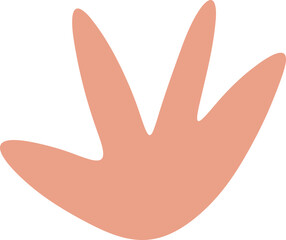 Fototapeta premium Hand drawn ornament arrow shape element