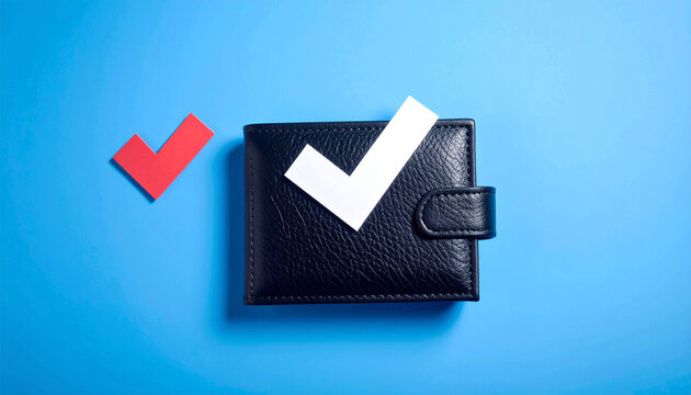 Recovery is Possible: Raising Awareness for Problem Gambling. Wallet with Check Mark Responsible Gambling Awareness Month.
