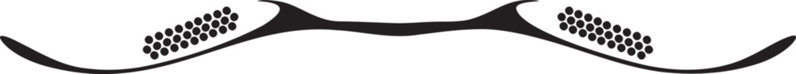 Obraz premium Hand drawn ornament arrow shape element